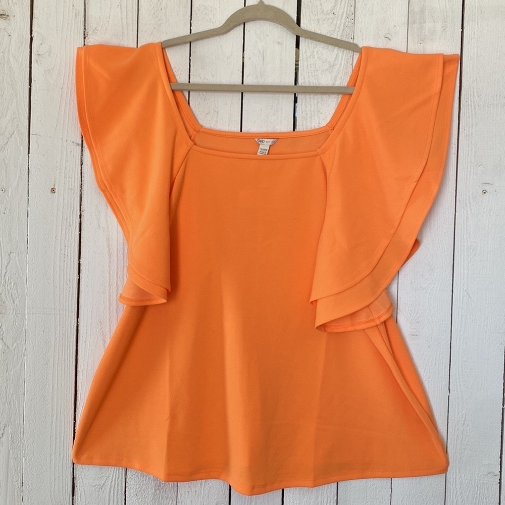 Ruffled Square Neck Top - Picture 4 of 4
